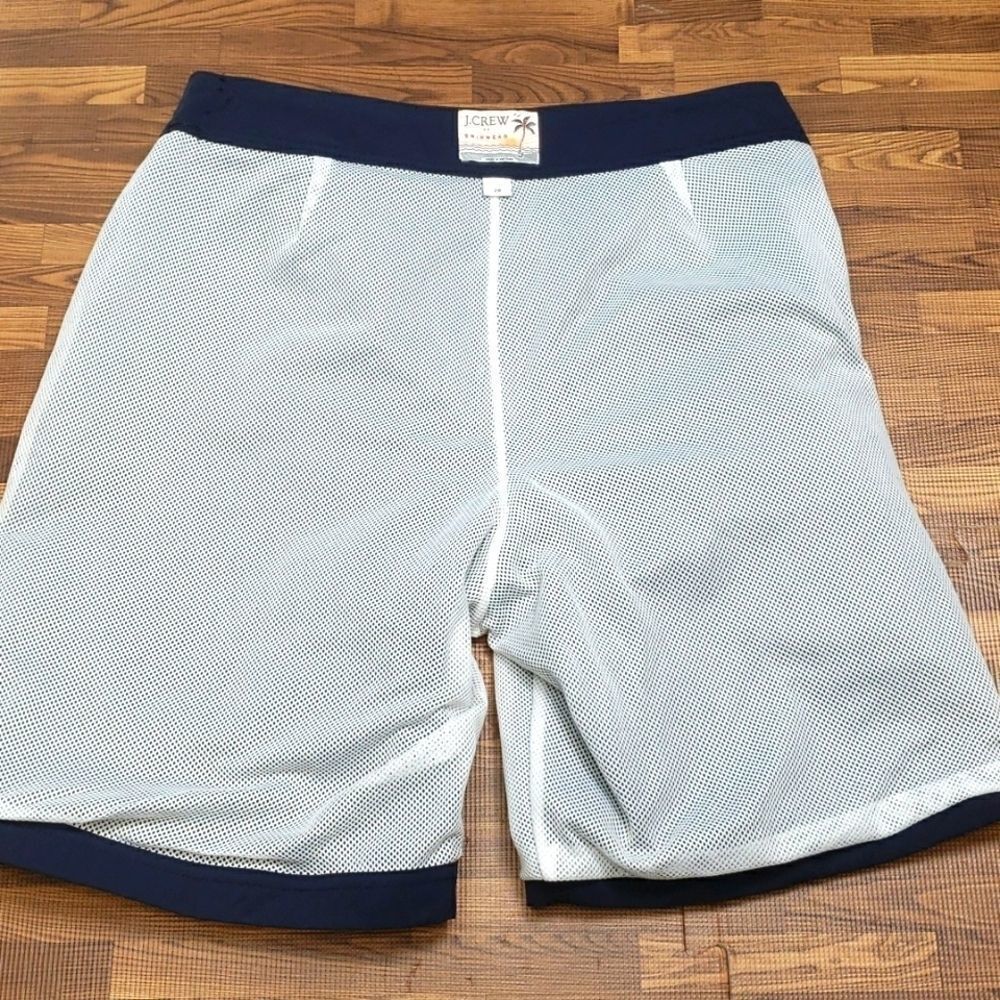 J.Crew Factory Blue Swim Shorts size 29 - Picture 10 of 11
